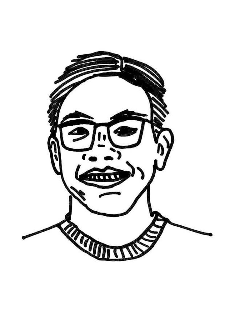 Sketched Caricature of Kenneth Tan